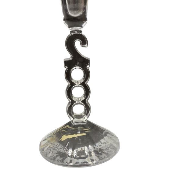 NIB Cristal D Arques Collectible Y2K Millennium Champagne flute glasses - Picture 5 of 16